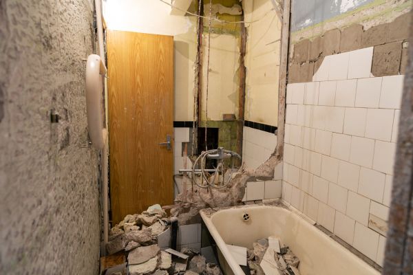 Shower Tile Demolition in Leander